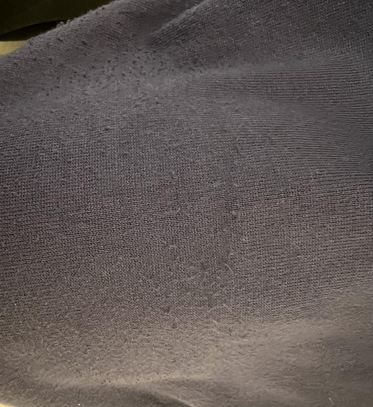 This is the back after wearing it only two times