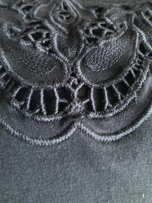 Plus Size Eyelet-Yoke T-Shirt, Exclusively at Macy's