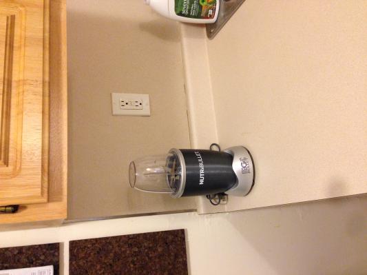 NutriBullet in relation to our small counter-top space.