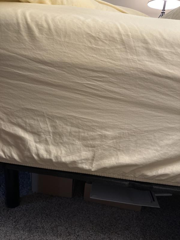 Allows full control over a deep mattress