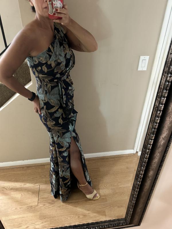 This pic was more to capture the dress, but the shoe is visible and will be paired with this dress that was also purchased from Macy’s.