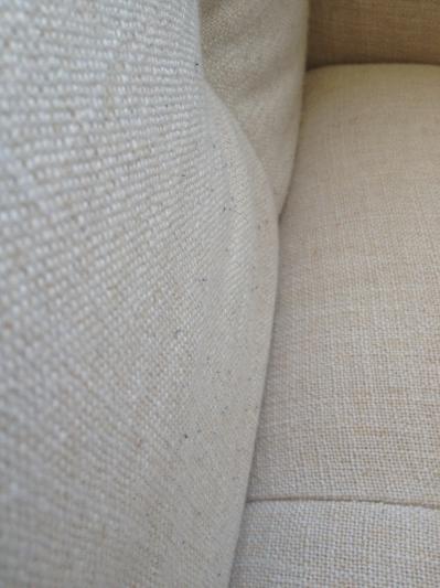 You can see a few of the fabric pills, I already started to remove them when I snapped the photo