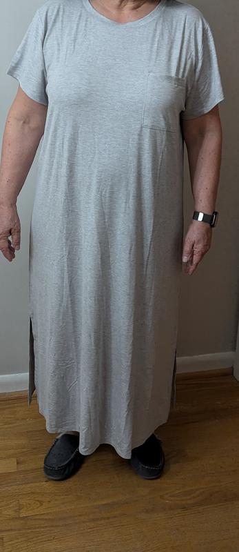 Gray sleep shirt