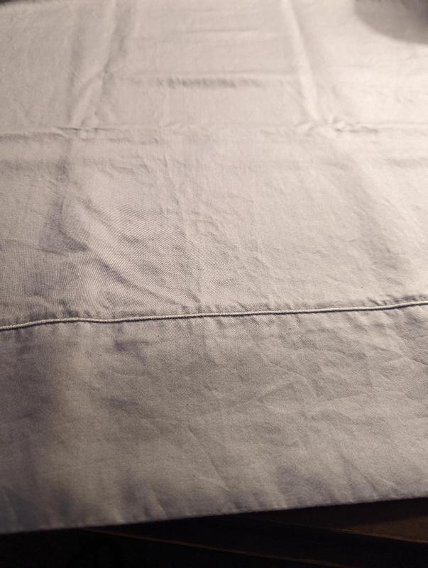 Sheets after being washed and dried