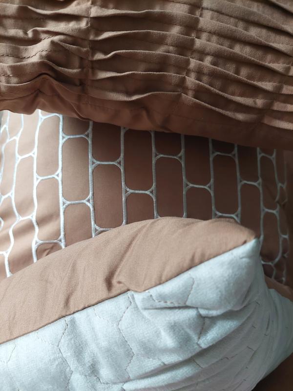 Accent pillows patterns and textured