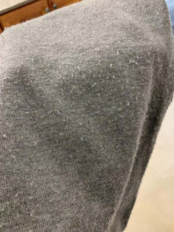 This sweater was only worn twice.