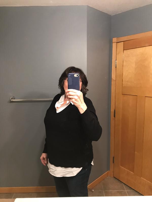 売れ筋商品|||スタイルアンドコー ニット&セーター アウター レディース Women's Twofer Layered-Look Sweater Top, Created for Macy's Deep Black Style & Co Women's Twofer Layered-Look Sweater Top, Created