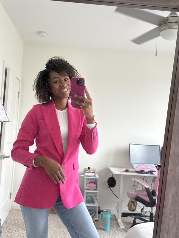 On 34th Women s Solid One Button Boyfriend Blazer Created for Macy s Macy s