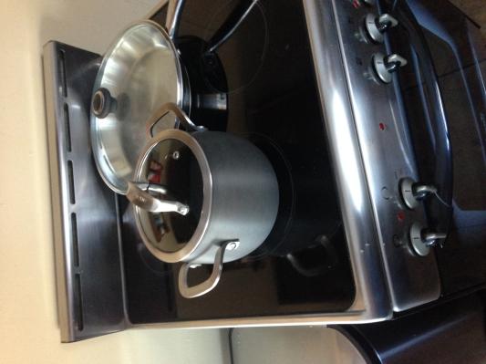 Fits perfect on small stovetop