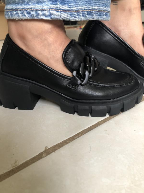 Madden Girl Hoxton Chain Lug Sole Loafers - Macy's