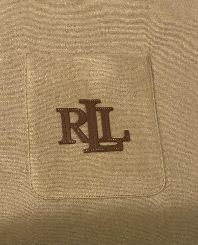 LRL ローレン ラルフ ローレン Bold Logo 付 Pocket Scarf Lauren Ralph Lauren Women's Bold Logo Pocket Scarf with