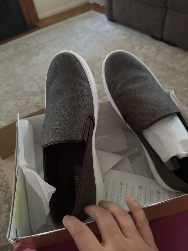Michael Kors Women's Keaton Slip-On Signature Logo Sneakers Michael Kors Women's Keaton Slip-On Signature Logo Sneakers