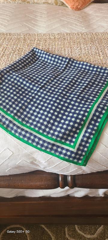 Gingham Square Bandana Scarf, Exclusively at Macy's