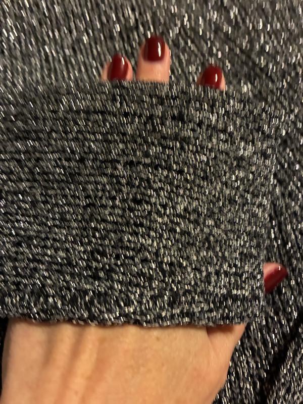 Close-up of Beautiful, Silver Lurex