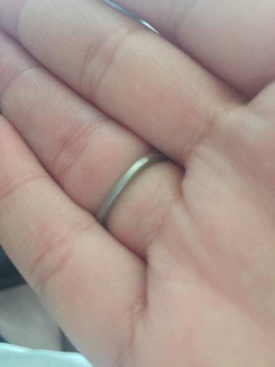 Heavy buff/use/torn even though ring was barely used for 6 months.