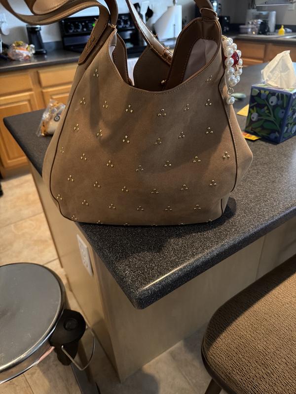 Tan bling bag