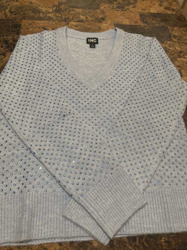 Lite blue with blue gem stones