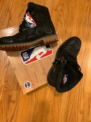 Timberland Men\'s NBA East vs. West X Black Nubuck 6” Premium Boots, Size 12M NWT Timberland | Shoes | Timberland East Vs West Nba Black  main image 4