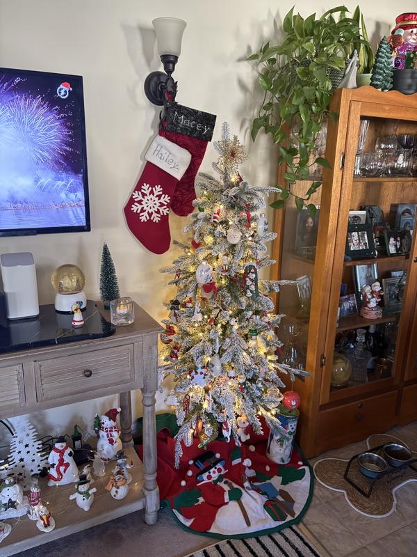 She couldn’t use even 1/2 of her Christmas ornaments