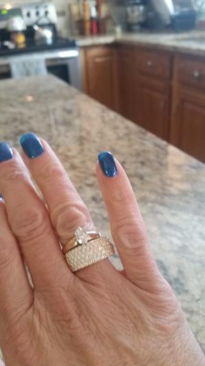 Fits with my engagement ring, too