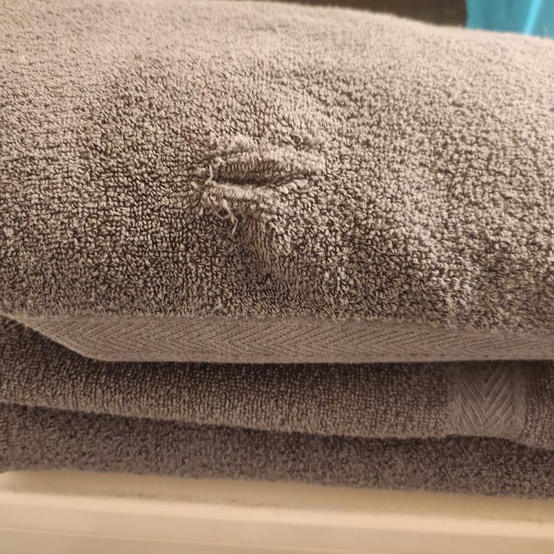 Towel is so thin a hole emerged after 1st wash.