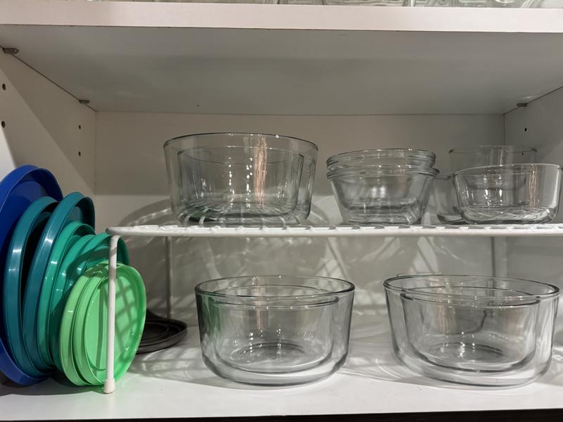 Love the different colored lids for easy sorting of sizes