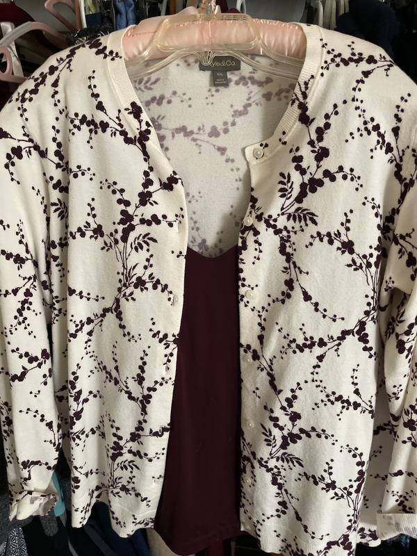 Cardigan with Ideology tank