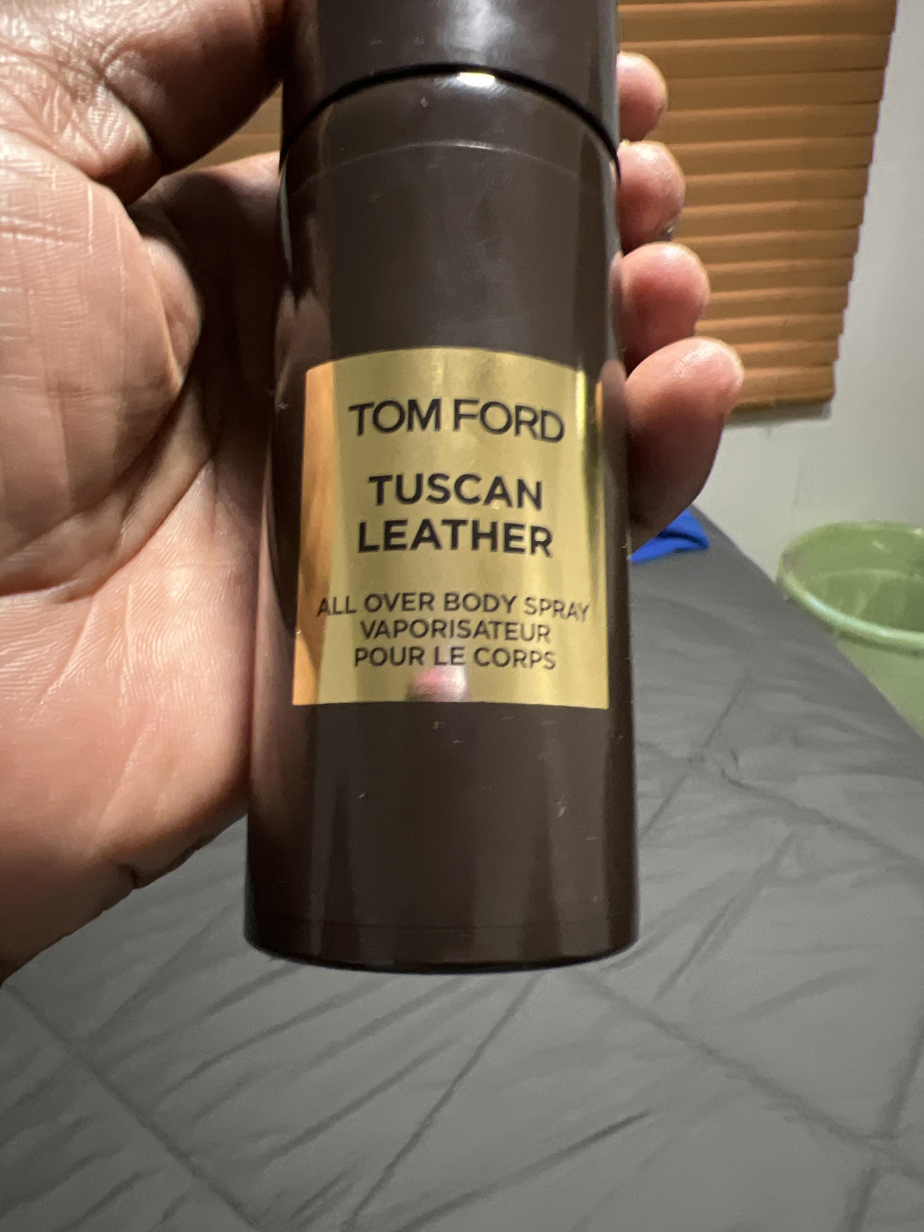 Tuscan leather body online spray review