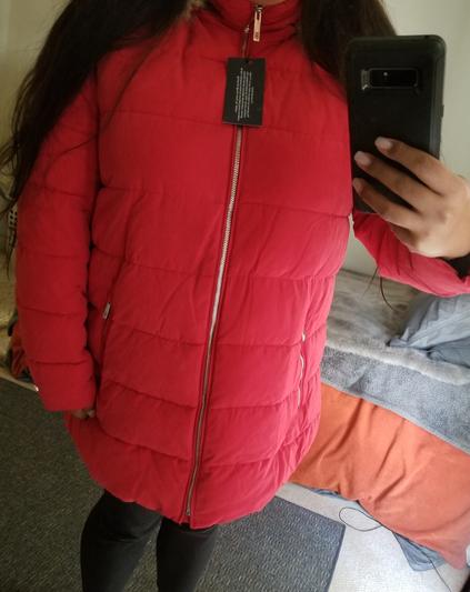 I'm 5'4 and you can see it is pretty long but I really like it.