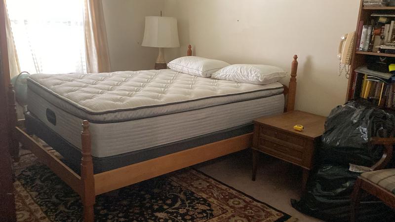 Bed before bedding added