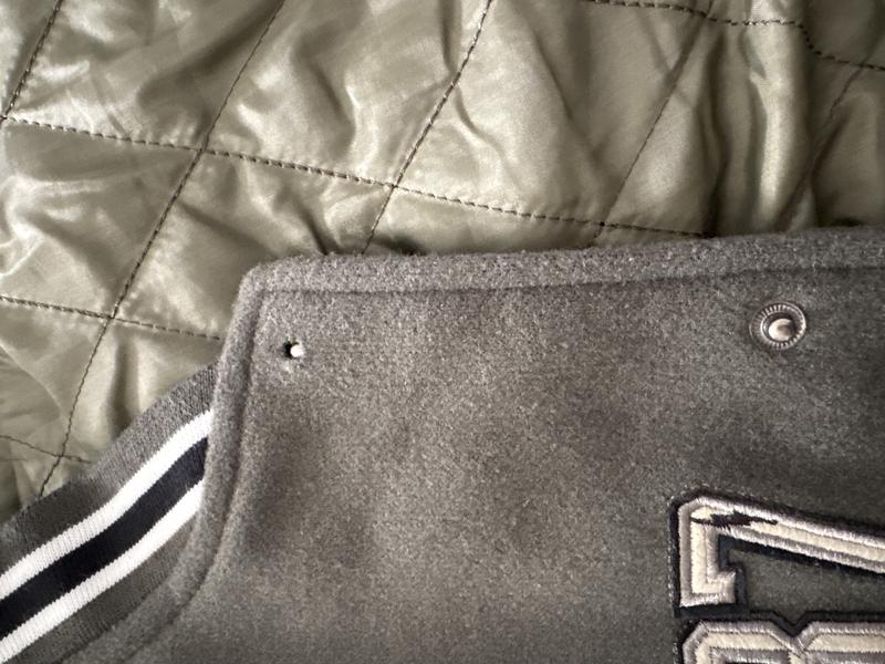 Big Boys Hanan Patch Detail Varsity Jacket