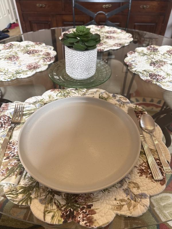 Plates are replacements to match existing dishes.