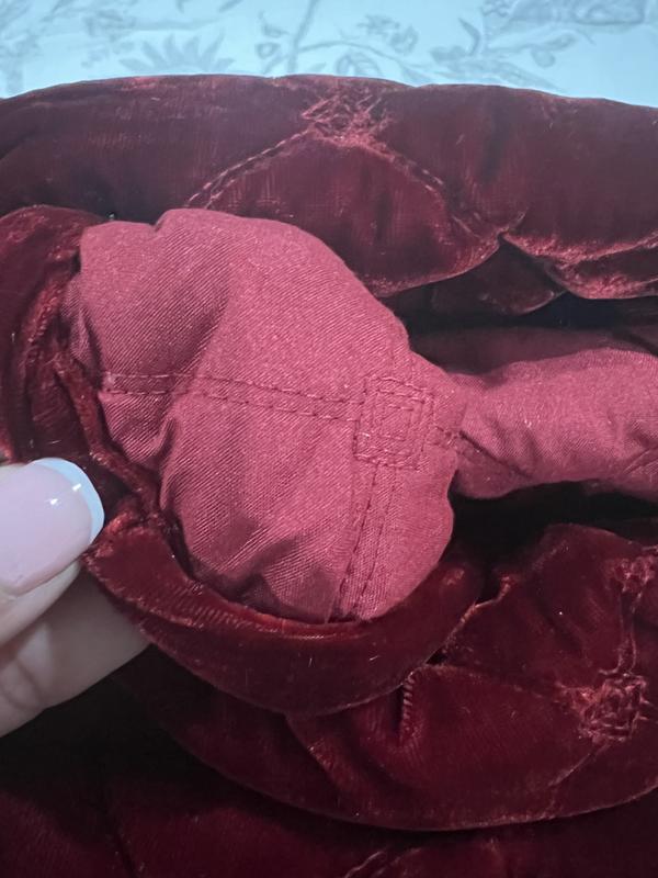 The inside material here is super soft and a bit lighter color.