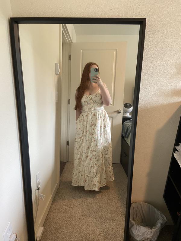 And Now This Women's Lace-Inset Fit & Flare Maxi Dress