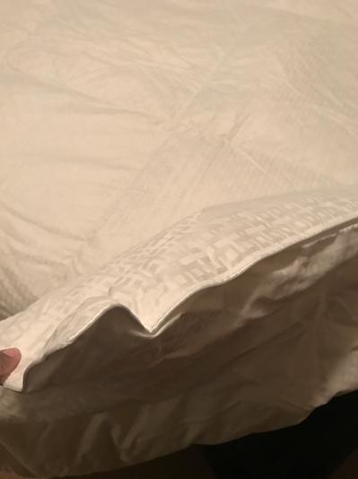 See the thickness of the comforter