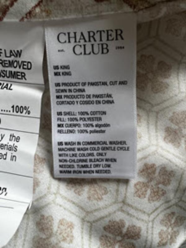 Washing Instructions