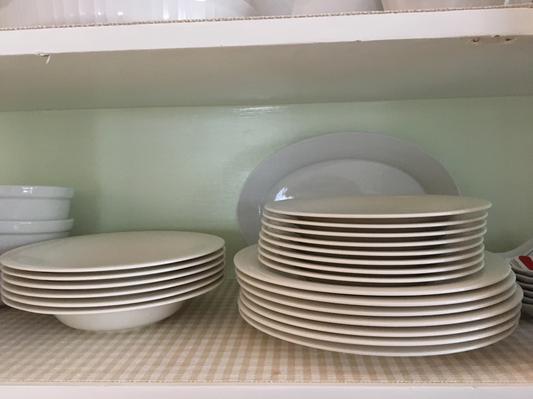 A soft rather than pure white