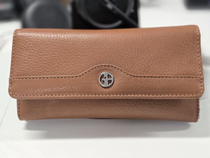 No frills - a nice leather wallet.