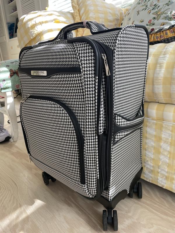 London fog houndstooth luggage set online