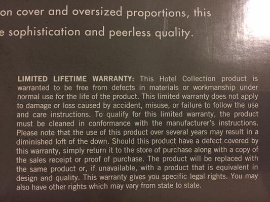 Warranty Information