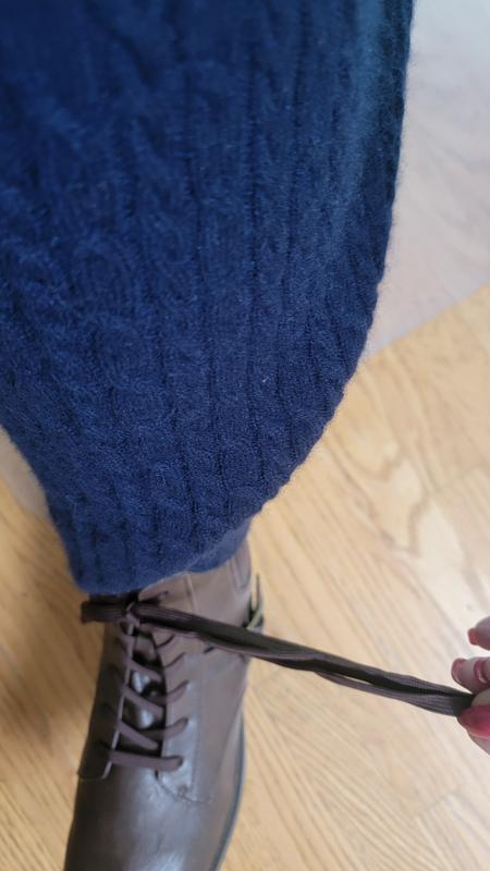 Length of bow once the boot is tied