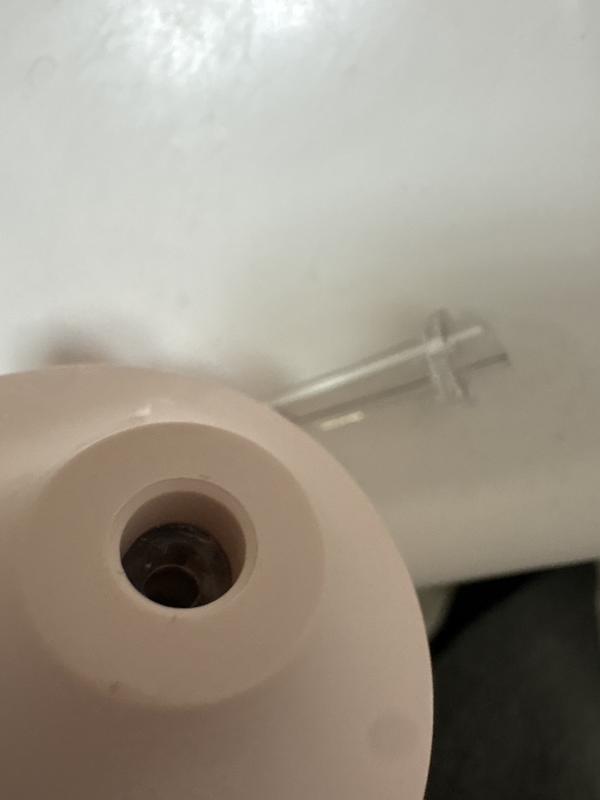 Plastic stuck inside