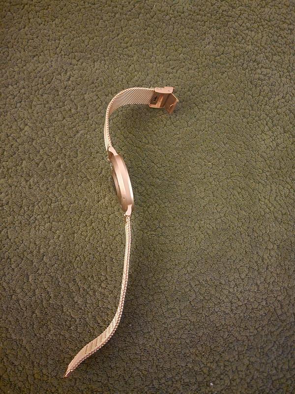 Front & side view rosegold color