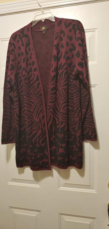 Leopard sweater front