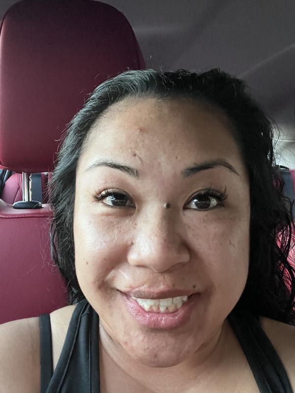 Bobbi primer then tinted moisturizer with SPF. One with bare face one after. Light…appears natural and not much work but pictures come out great.