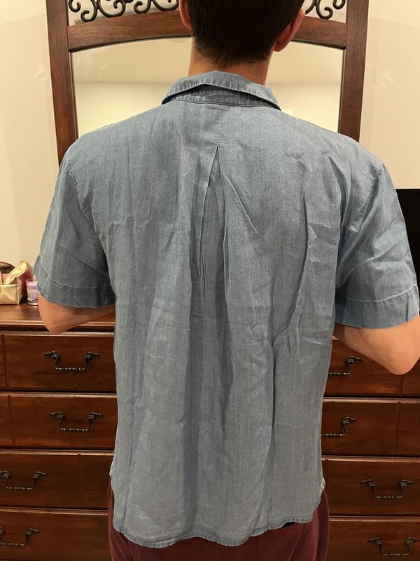 Back of shirt