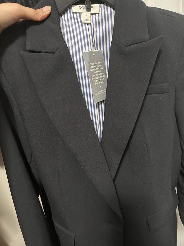 Women's Solid One-Button Boyfriend Blazer, Created for Macy's 