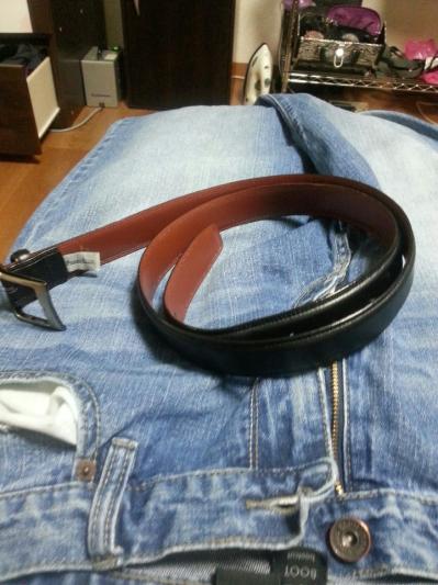 Men's Leather Dress Belt 