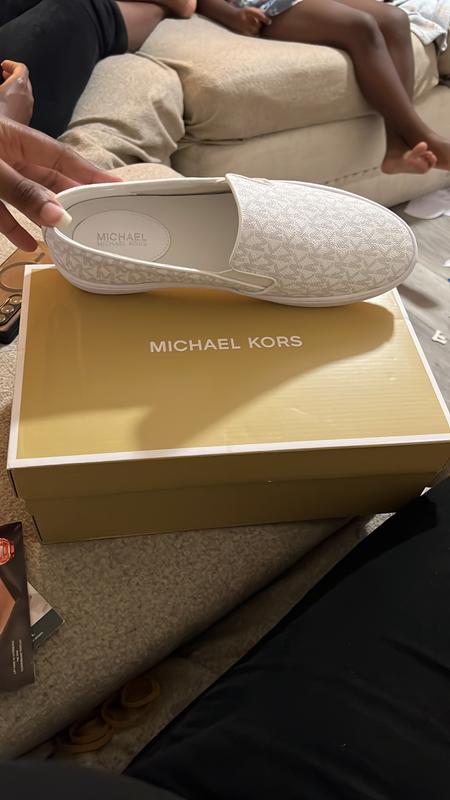 Michael Kors Women's Keaton Slip-On Signature Logo Sneakers Michael Kors Women's Keaton Slip-On Signature Logo Sneakers