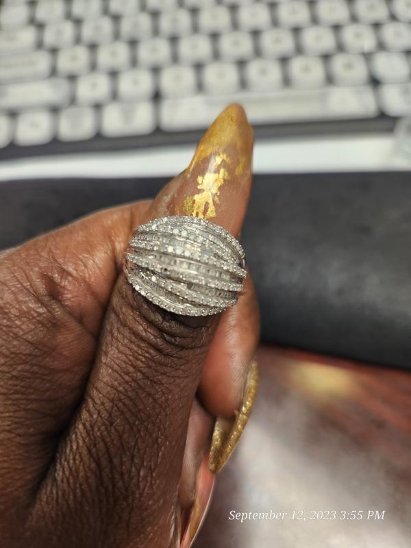 Missing a diamond just purchased a month ago .